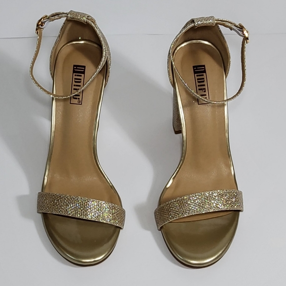 IDIFU Women's IN4 Cookie-HI Chunky High Heel Sandals Open Toe Ankle Strap - Picture 4 of 10